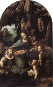 LEONARDO da Vinci Virgin of the Rocks china oil painting reproduction